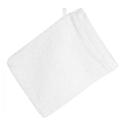 RĘCZNIK GŁADKI BAWEŁNA FROTTE 16X21 CM BIAŁY