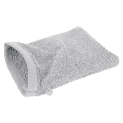 RĘCZNIK GŁADKI BAWEŁNA FROTTE 16X21 CM SREBRNY