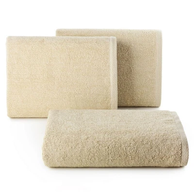 GŁADKI Ręcznik Bawełniany Frotte 30X50 CM BEŻOWY