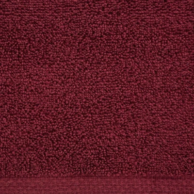 GŁADKI Ręcznik Bawełniany Frotte 30X50 CM BORDOWY