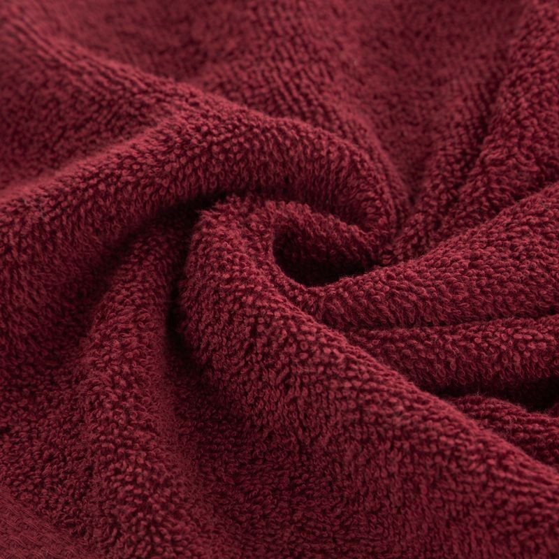 GŁADKI Ręcznik Bawełniany Frotte 30X50 CM BORDOWY