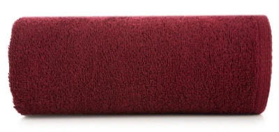 GŁADKI Ręcznik Bawełniany Frotte 30X50 CM BORDOWY