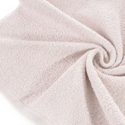 GŁADKI Ręcznik Bawełniany Frotte 30X50 CM PUDROWY
