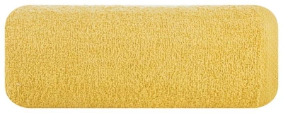 GŁADKI Ręcznik Bawełniany Frotte 30X50 MUSZTARDOWY