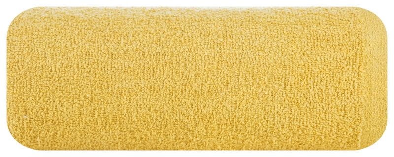 GŁADKI Ręcznik Bawełniany Frotte 30X50 MUSZTARDOWY