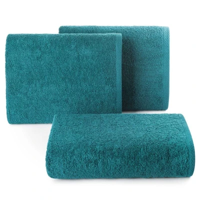 GŁADKI Ręcznik Bawełniany Frotte 30X50 TURKUSOWY