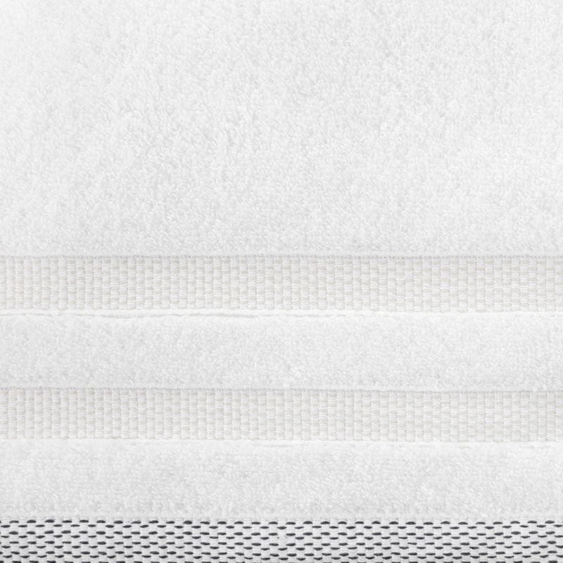 RĘCZNIK BAWEŁNA FROTTE PASY 30X50 CM BIAŁY