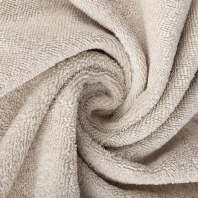 RĘCZNIK BAWEŁNA FROTTE BORDIURA 30X50 CM BEŻOWY