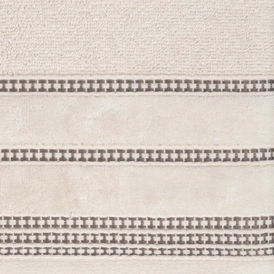 RĘCZNIK BAWEŁNA FROTTE BORDIURA 30X50 CM BEŻOWY