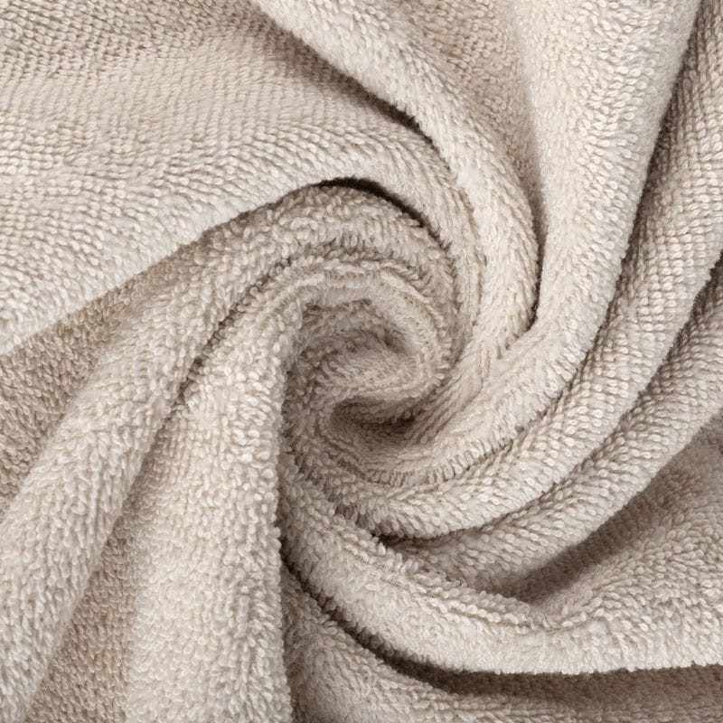 RĘCZNIK BAWEŁNA FROTTE BORDIURA 30X50 CM BEŻOWY