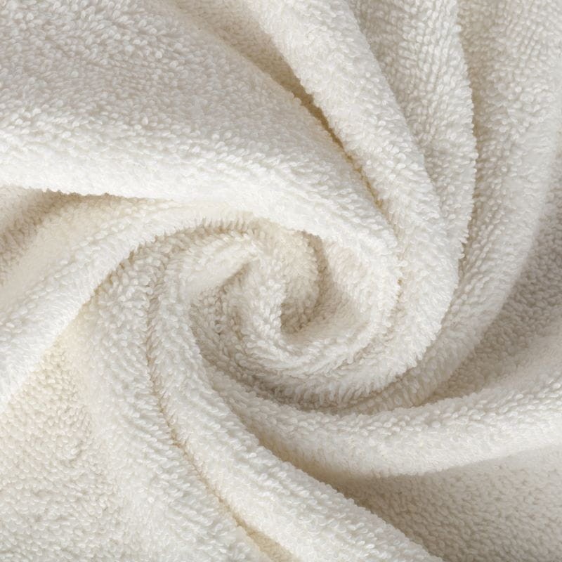 RĘCZNIK BAWEŁNA FROTTE BORDIURA 30X50 CM KREMOWY