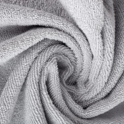 RĘCZNIK BAWEŁNA FROTTE BORDIURA 30X50 CM SREBRNY