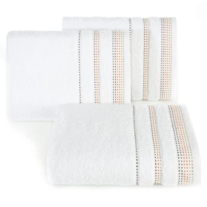 RĘCZNIK BAWEŁNA FROTTE 500g/m2 30X50 CM BIAŁY