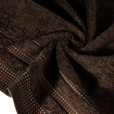 RĘCZNIK BAWEŁNA FROTTE 500g/m2 30X50 CM BRĄZOWY