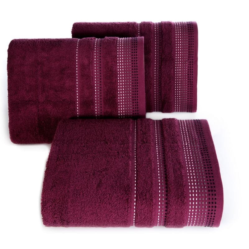RĘCZNIK BAWEŁNA FROTTE 500g/m2 30X50 CM FIOLETOWY