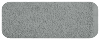 RĘCZNIK GŁADKI BAWEŁNA FROTTE 30X50 CM SZARY