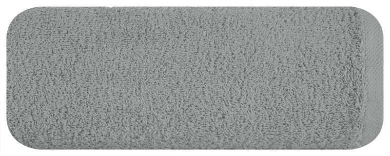 RĘCZNIK GŁADKI BAWEŁNA FROTTE 30X50 CM SZARY