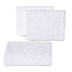 GŁADKI Ręcznik Bawełniany Frotte 50X90 CM BIAŁY
