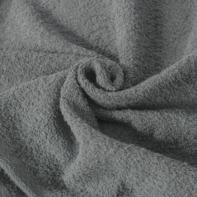 RĘCZNIK GŁADKI BAWEŁNA FROTTE 30X50 CM STALOWY