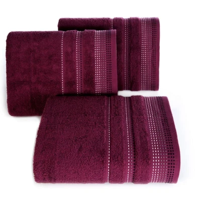 RĘCZNIK BAWEŁNA FROTTE 500g/m2 50X90 CM FIOLETOWY
