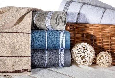 RĘCZNIK  srebrny 05 frotte 500 g/m2 50x90
