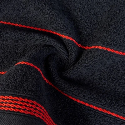 RĘCZNIK Bawełna Frotte 500g/m2 50X90 CM CZARNY