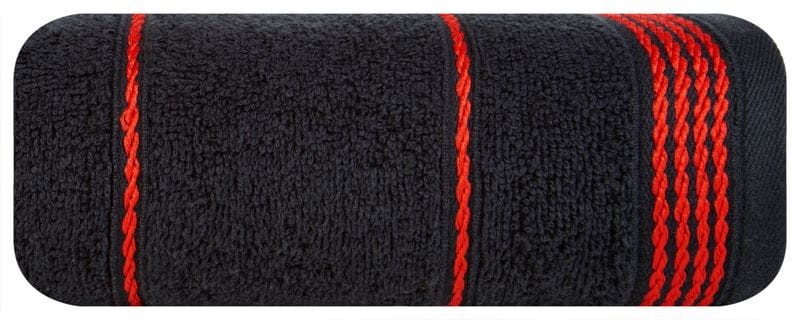 RĘCZNIK Bawełna Frotte 500g/m2 50X90 CM CZARNY
