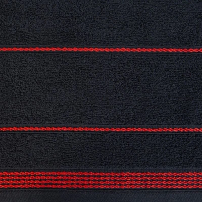 RĘCZNIK Bawełna Frotte 500g/m2 50X90 CM CZARNY