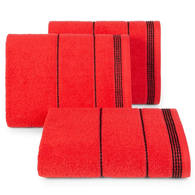 RĘCZNIK Bawełna Frotte 500g/m2 50X90 CM CZERWONY
