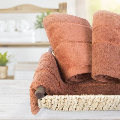 RĘCZNIK MIĘKKI BAWEŁNA FROTTE 50X90 POMARAŃCZOWY