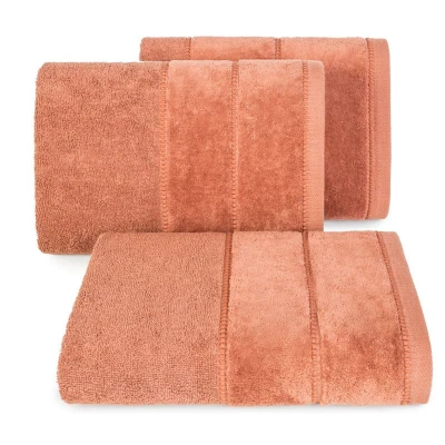 RĘCZNIK MIĘKKI BAWEŁNA FROTTE 50X90 POMARAŃCZOWY