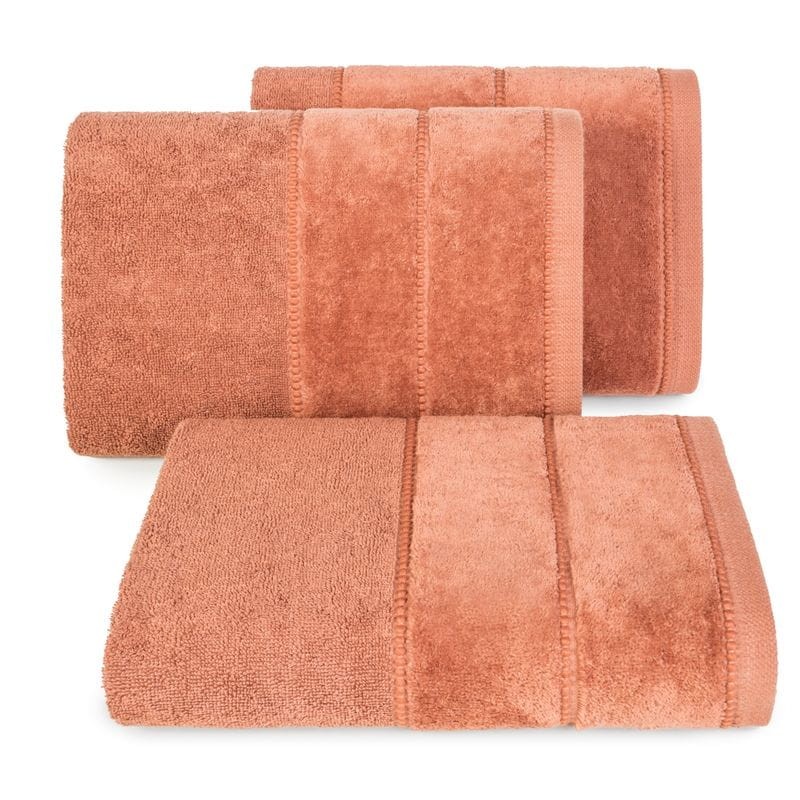 RĘCZNIK MIĘKKI BAWEŁNA FROTTE 50X90 POMARAŃCZOWY
