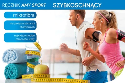 70x140 Ręcznik Szybkoschnący Mikrofibra 380g AMY