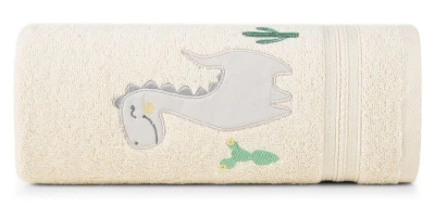 RĘCZNIK DZIECIĘCY FROTTE 50X90 CM KREMOWY