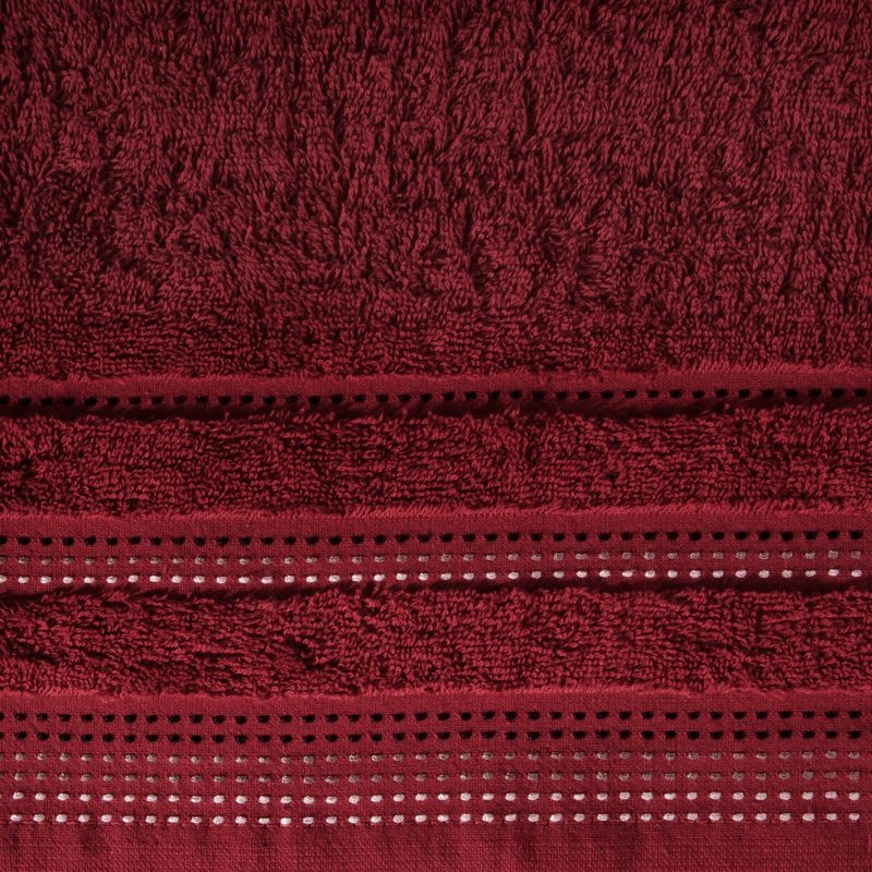 RĘCZNIK BAWEŁNA FROTTE 500g/m2 70X140 CM BORDOWY