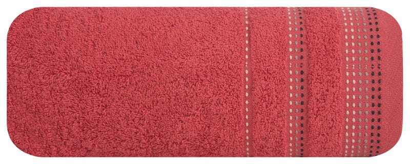 RĘCZNIK BAWEŁNA FROTTE 500g/m2 70X140 CM CZERWONY