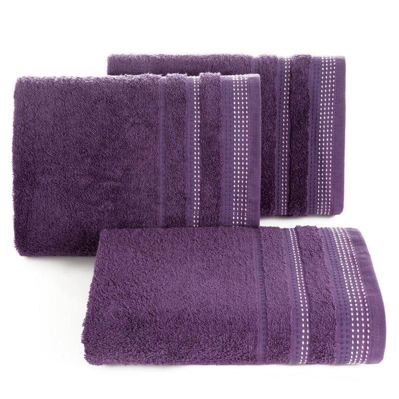 RĘCZNIK BAWEŁNA FROTTE 500g/m2 70X140 CM FIOLETOWY