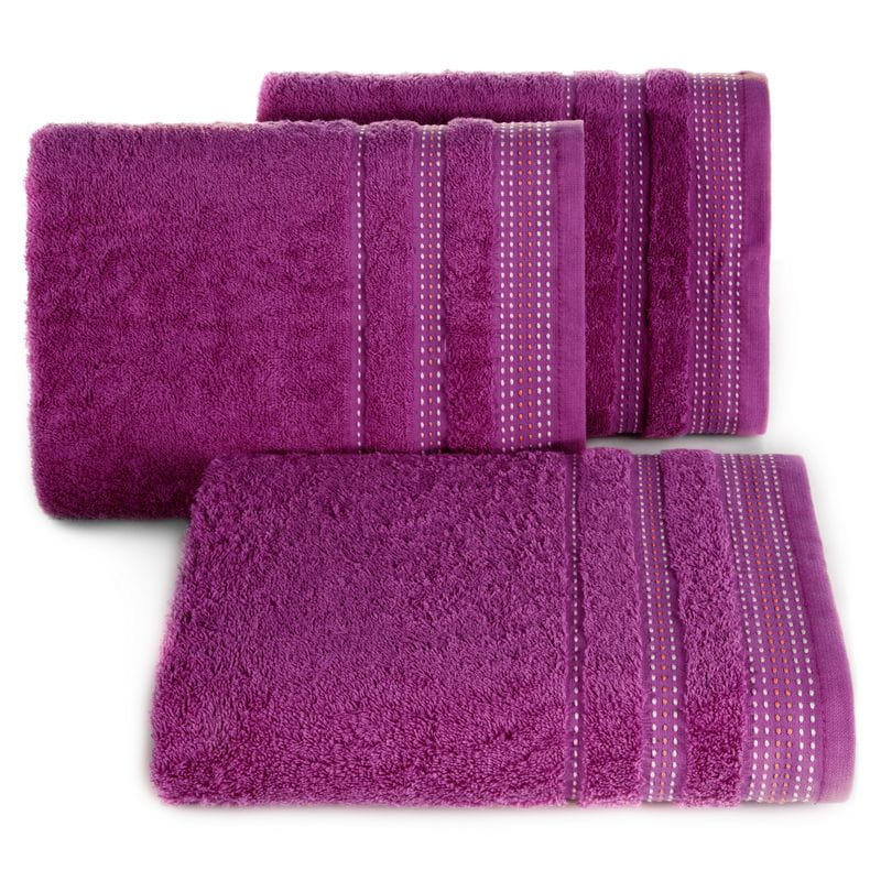 RĘCZNIK BAWEŁNA FROTTE 500g/m2 70X140 CM FIOLETOWY