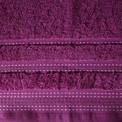 RĘCZNIK BAWEŁNA FROTTE 500g/m2 70X140 CM FIOLETOWY