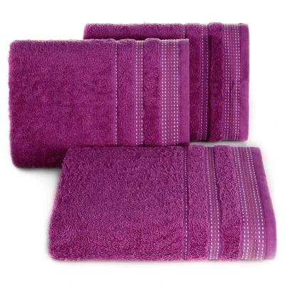 RĘCZNIK BAWEŁNA FROTTE 500g/m2 70X140 CM FIOLETOWY
