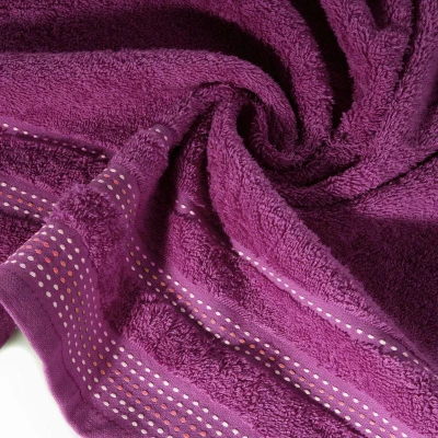 RĘCZNIK BAWEŁNA FROTTE 500g/m2 70X140 CM FIOLETOWY