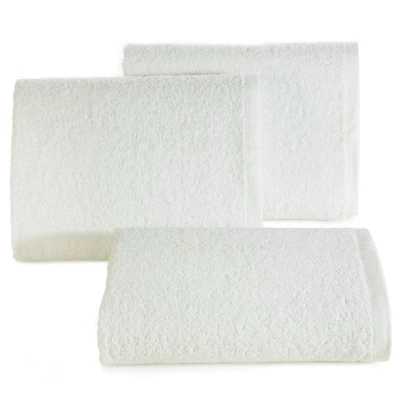 RĘCZNIK GŁADKI BAWEŁNA FROTTE 70X140 CM BIAŁY