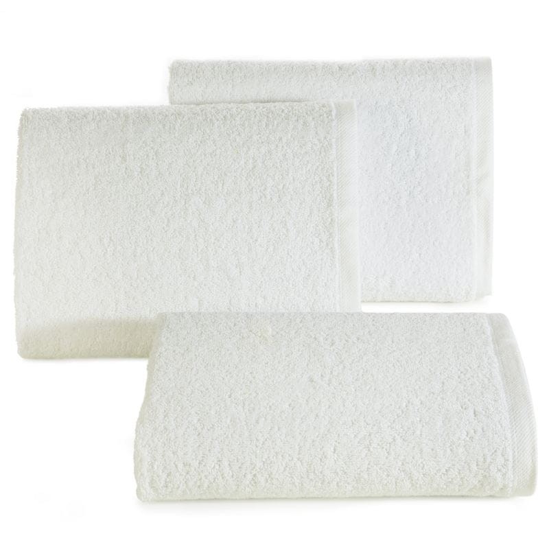 RĘCZNIK GŁADKI BAWEŁNA FROTTE 70X140 CM BIAŁY