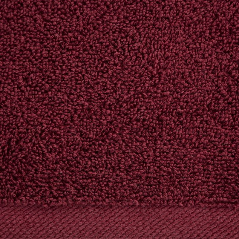 RĘCZNIK GŁADKI BAWEŁNA FROTTE 70X140 CM BORDOWY