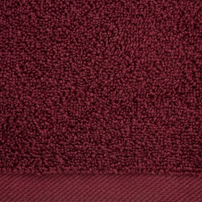 RĘCZNIK GŁADKI BAWEŁNA FROTTE 70X140 CM BORDOWY