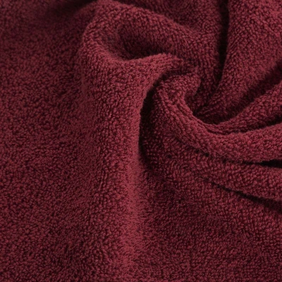RĘCZNIK GŁADKI BAWEŁNA FROTTE 70X140 CM BORDOWY