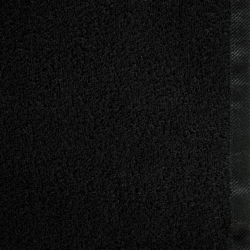 RĘCZNIK GŁADKI BAWEŁNA FROTTE 70X140 CM CZARNY