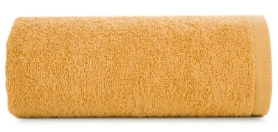 RĘCZNIK GŁADKI BAWEŁNA FROTTE 70X140 MUSZTARDOWY