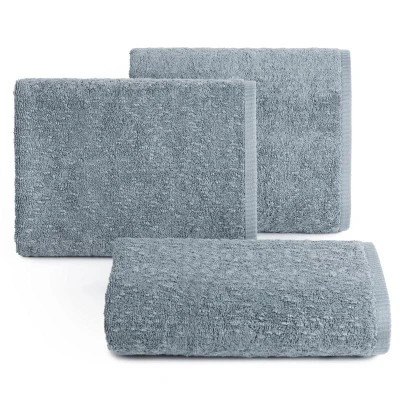 Ręcznik 50x90 NIEBIESKI BAWEŁNA frotte 530g/m2