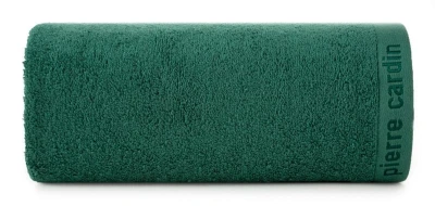 RĘCZNIK PIERRE CARDIN EVI 70X140 CM BUTELKOWY ZIELONY